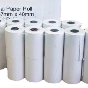 Postron 100 Thermal 57mm X 40mm Credit Card Paper Rolls