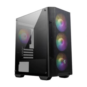 MSI MAG FORGE M100A mATX RGB GAMING CASE - Image 1