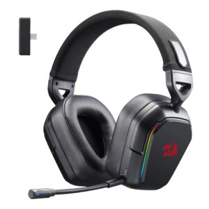 Redragon H868 RGB Wireless Gaming Headset - Black
